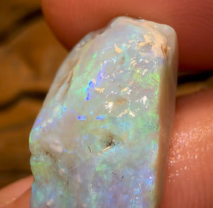 13.1cts - Lightning Ridge Semi Black Opal Rough Piece