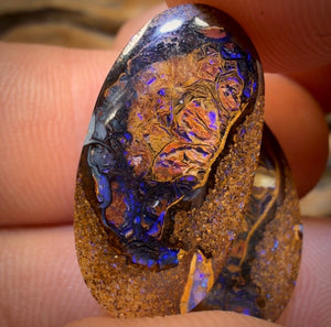 15.1cts - Tribal Queensland Boulder Opal Pair