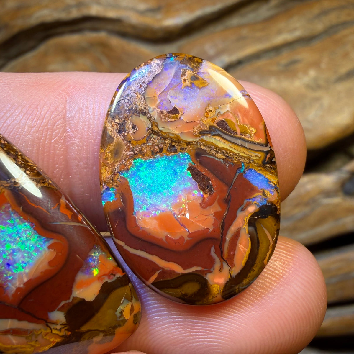 47.9cts - Partners Yowah Nut Kernel Opal Pair