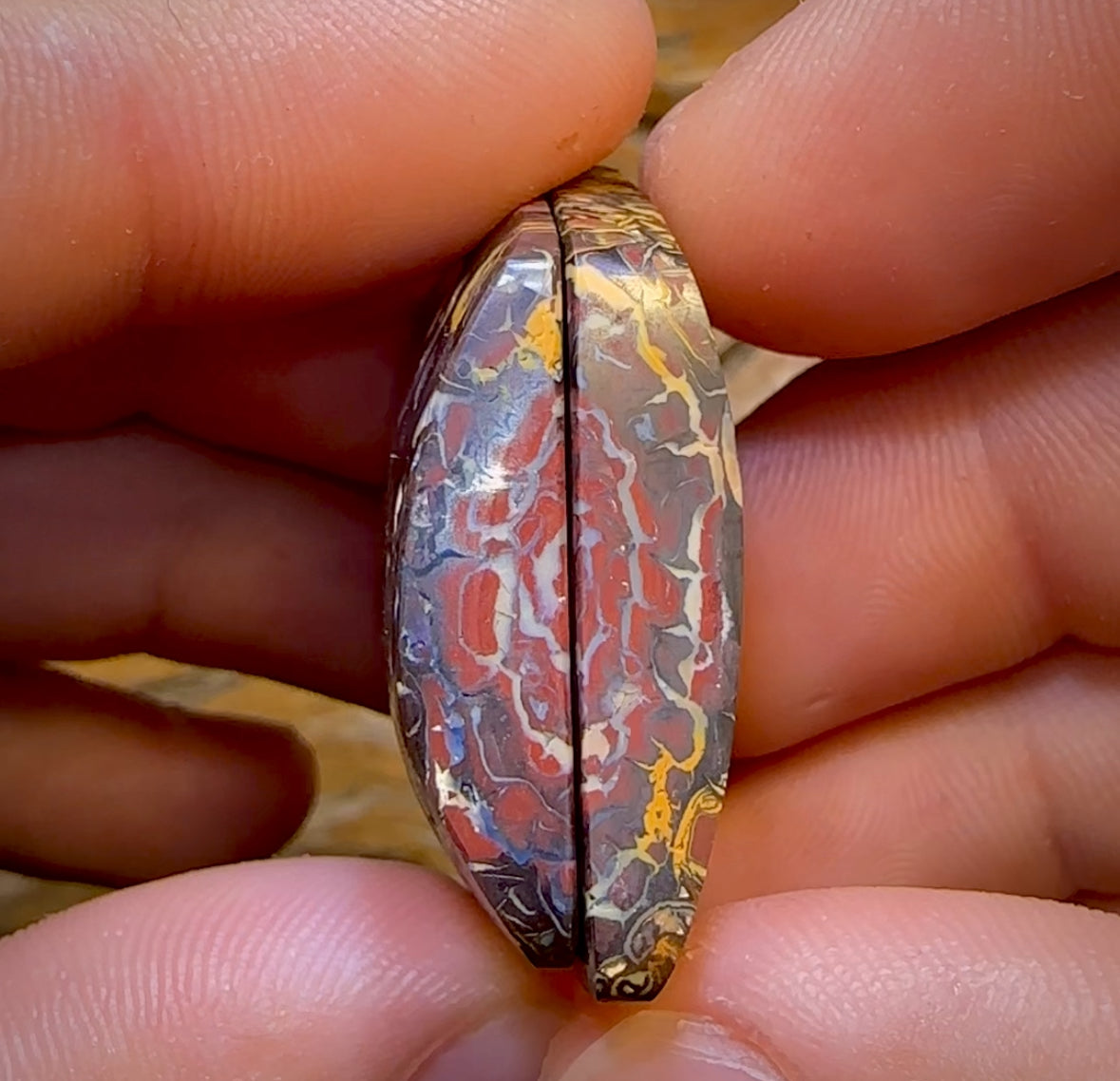136.8cts - Tribal Koroit Nut Kernel Opal Pair
