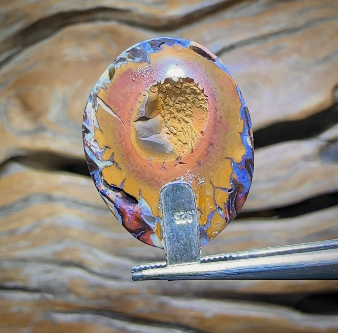 Solid Queensland Boulder Opal Pendant Awesome Wearable Tribal