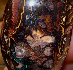 99.5cts - Big Queensland Boulder Tribal Opal Beauty - Opal Whisperers