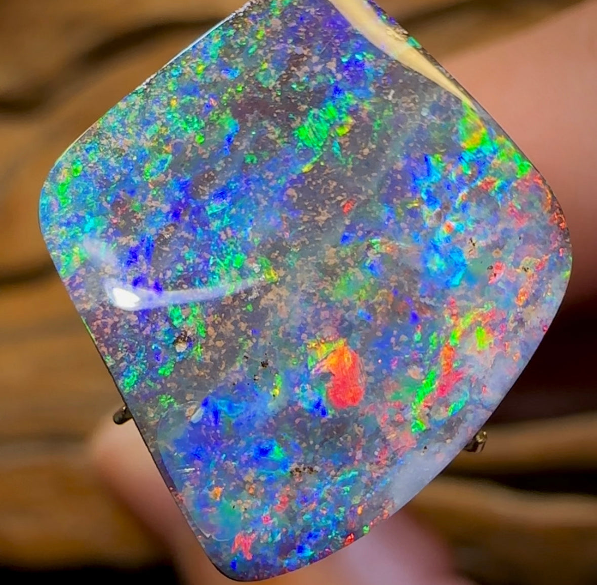 13.4cts - GEM Australian Boulder Seam Opal - Opal Whisperers