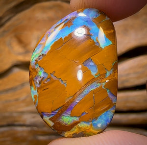Auction Fall-Through = Your Gain! 🔥 Now More Than 50% Off RRP 🚨 25.4cts - Unique Ironstone Pattern Australian Boulder Opal from Yowah