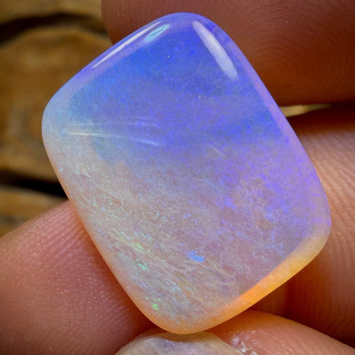 End of the night Wildcard! 12.9cts - Solid Australian Boulder Pipe Crystal Opal