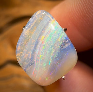 4.6cts - Queensland Boulder Seam Opal from Winton “Pastel Striations”