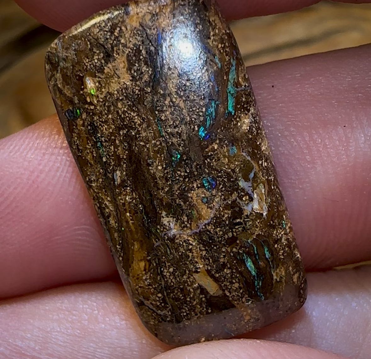 🔒  75.1cts - 3x Loose Queensland Boulder Opals. Parcel