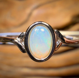 🔒Sterling Silber – Großhandelspaket mit 9 Ringen. Massiver Opalschmuck aus Südaustralien.