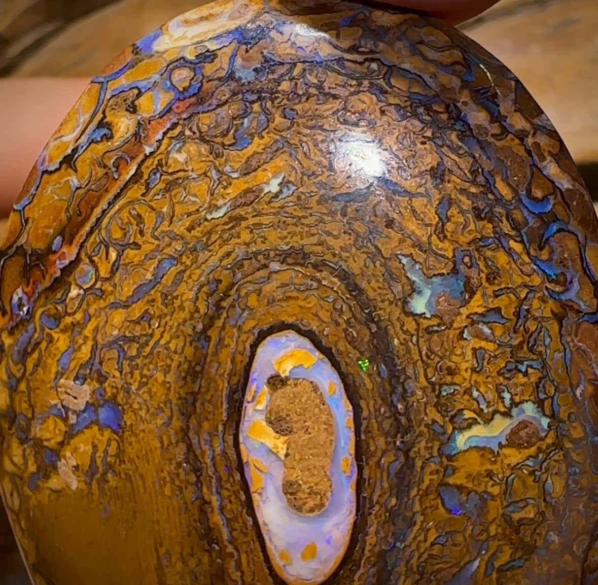 282.9cts - Tribal Queensland Boulder Opal Pair. Partial Crystal Centre’s!