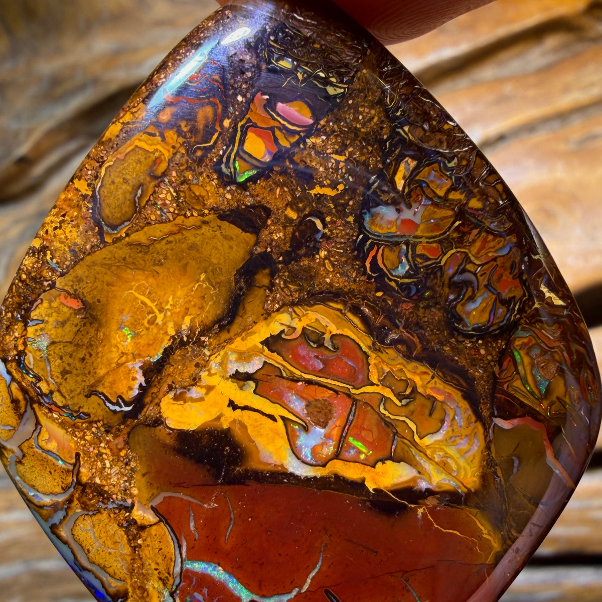 HDW 119.1cts - Large Tribal Queensland Boulder Opal. Australian Opal