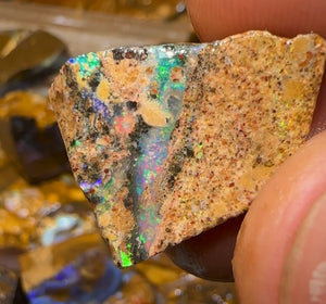 198g - Bulk Queensland Boulder Opal Rough Pieces - Opal Whisperers