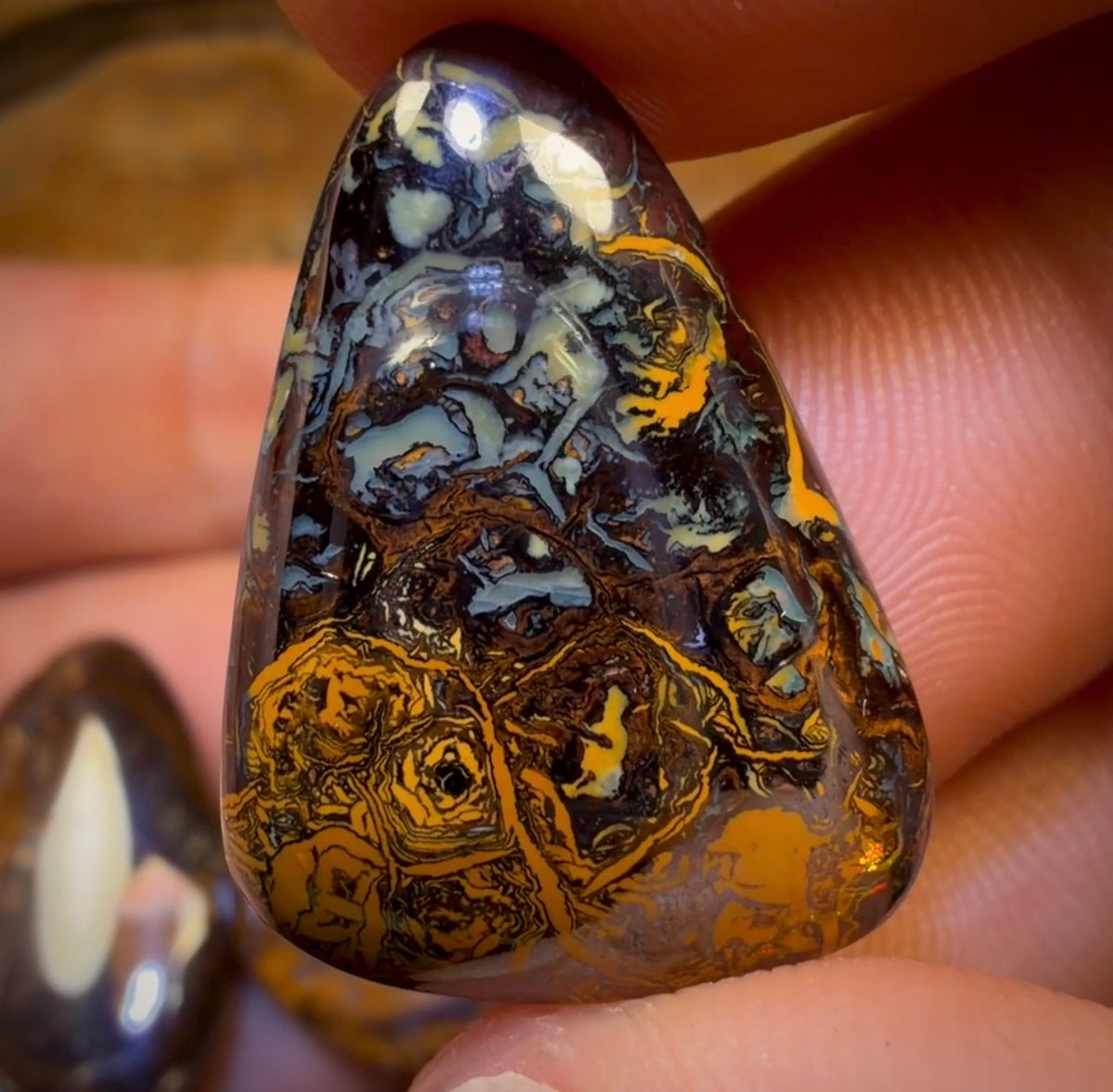🔒 141.5cts - 5x Australian Tribal Boulder Opal’s. Wholesale Dealers Parcel