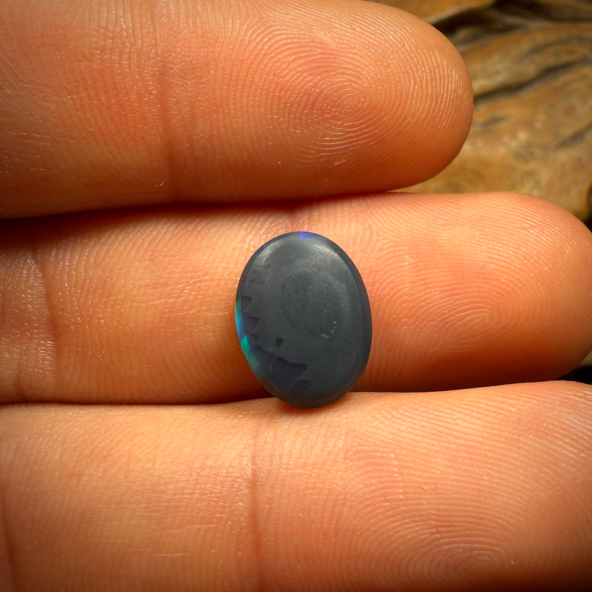 4.7cts - “Claw” Amazing Patterned Black Opal from Lightning Ridge