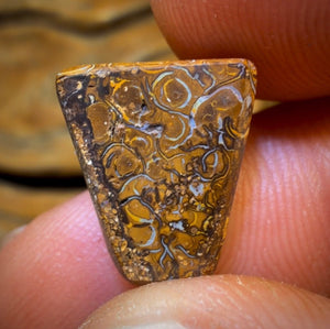 7.5cts - Coolest Electric Tan Tribal Yowah Nut Opal. Australian Opal