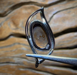 Sterling Silver - Queensland Boulder Opal Doublet Pendant