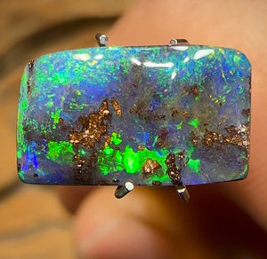 3.5cts - Vibrant Solid Queensland Boulder Opal - Opal Whisperers