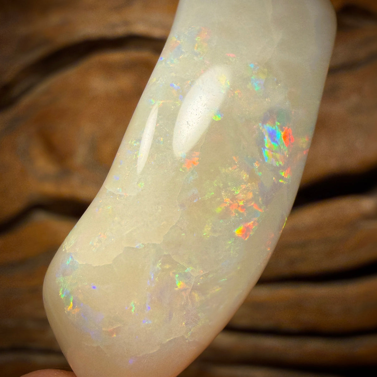 🔨 AUCTION 🔨 Reserve 💎 High Roller Banger Auction 💎 43.3cts - South Australian White Opal. Vintage Cut