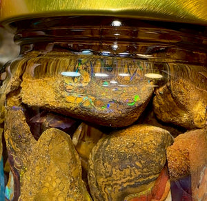 135.1g - Jar of Rough Australian Boulder Opal