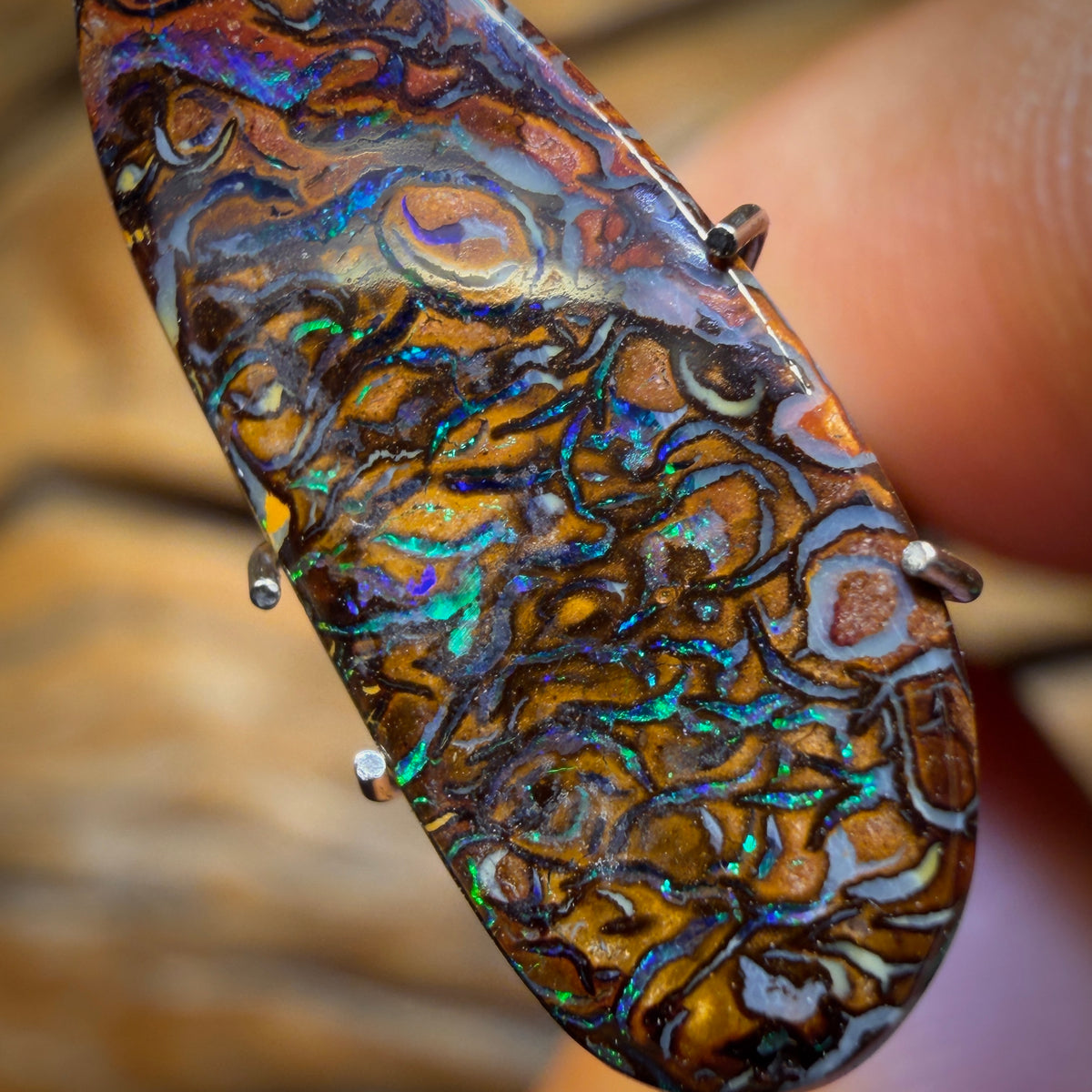 TGIF 4.1cts - Yowah Nut Tribal Opal. Australian Boulder Opal
