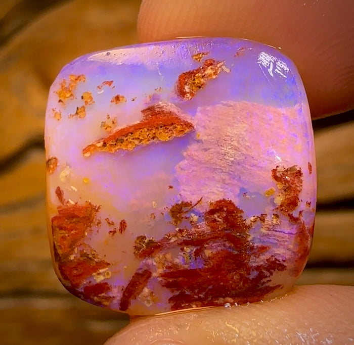 16,6 ct – Boulder Pipe Opal Rub. Australischer Opal