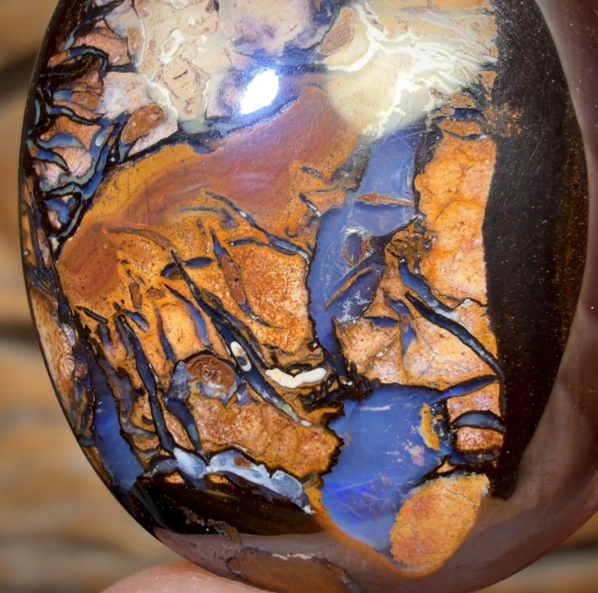 51.1cts - Tribal Yowah Nut Opal. Australian Opal BARGAIN