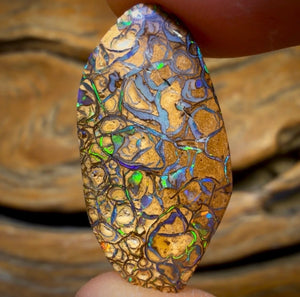 Wildcard! 13.3cts - Tan Tribal Australian Boulder Opal from Yowah