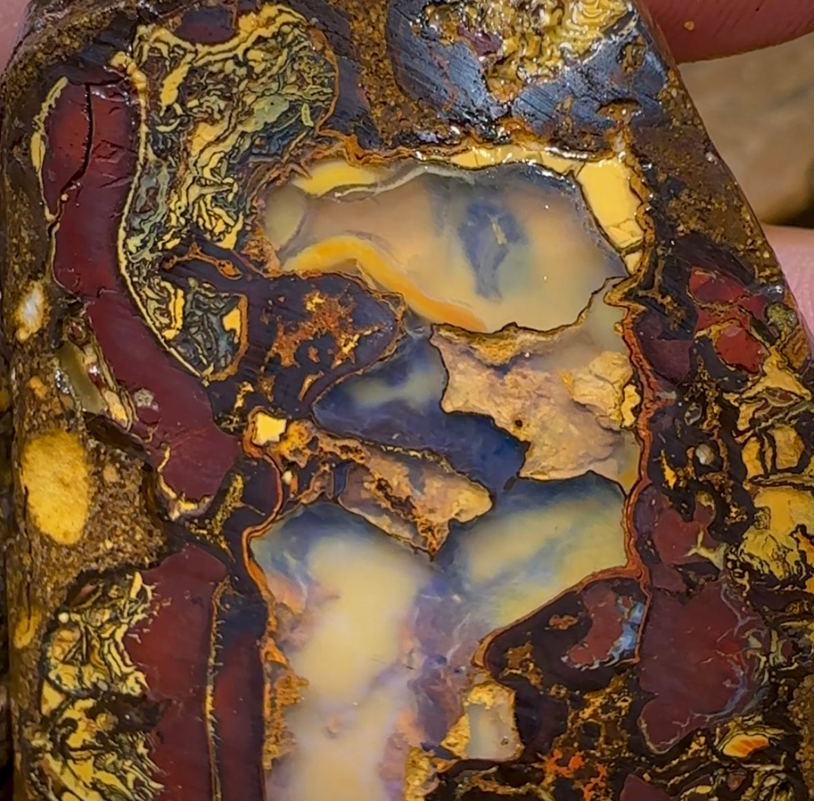 194.6g - Wonderful Yowah Nut Rough Specimen Pair. Australian Boulder Opal - Opal Whisperers