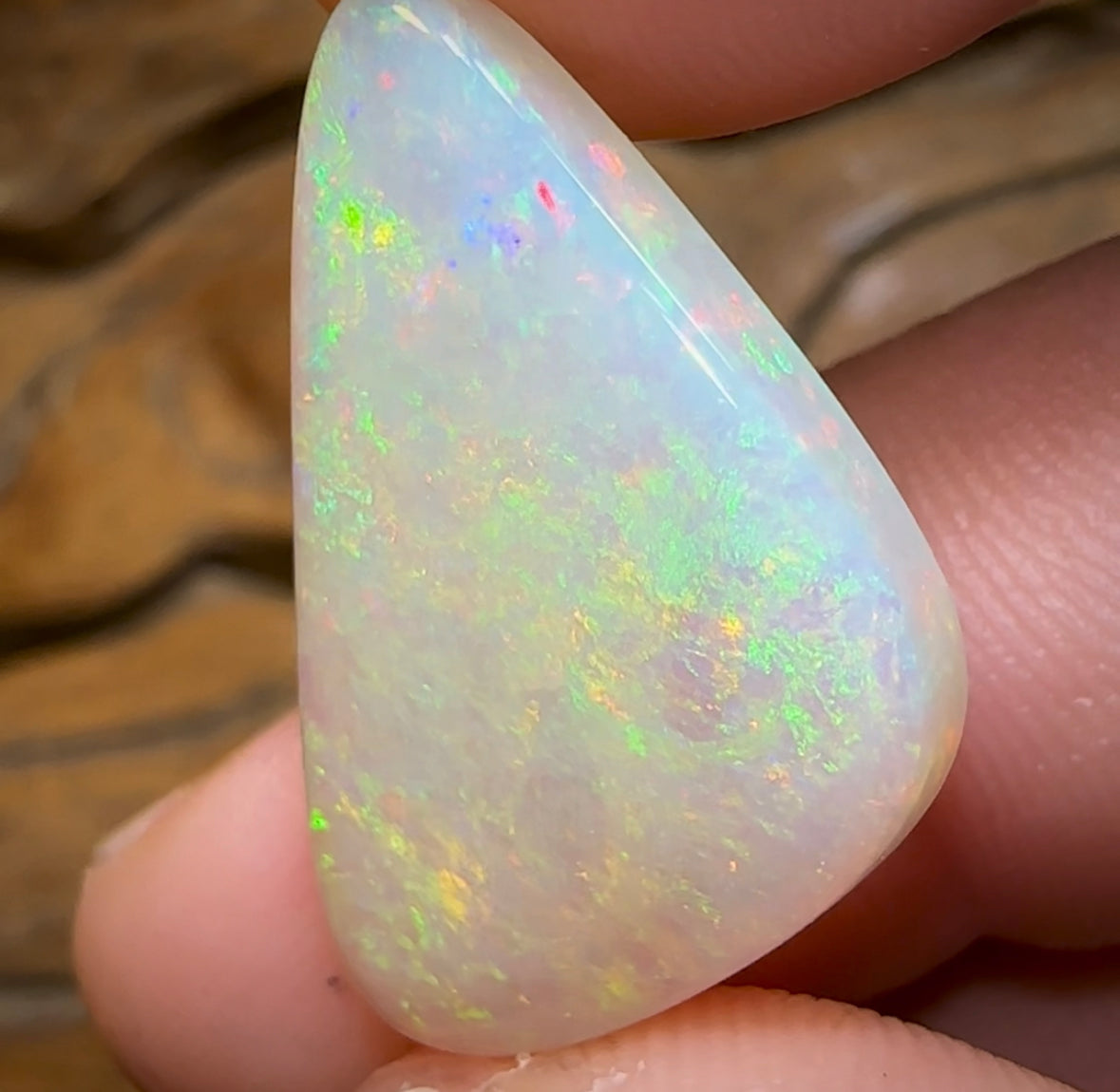 14.6cts - Rare Andamooka Crystal Opal. Gem Quality Double Sided - Opal Whisperers