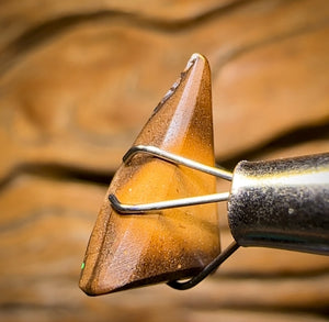 Auction Fall-Through = Your Gain! 🔥 Now More Than 50% Off RRP 🚨 3.2cts - Rare Queensland Boulder Opal Fossil Wood Rub from Yowah with Red