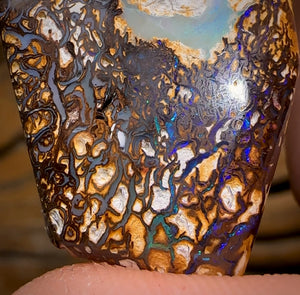 Auction Fall-Through = Your Gain! 🔥 Now More Than 50% Off RRP 🚨 28.9cts - Tribal Australian Boulder Opal. Double Sided