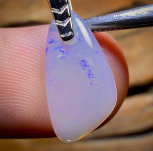 Sterling Silver - South Australian Solid Crystal Opal Pendant