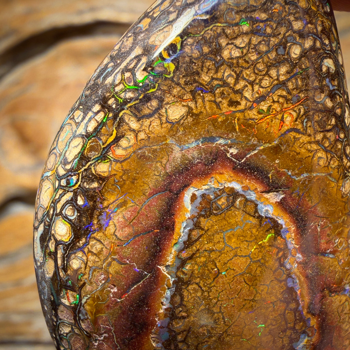 139.6cts - Large Tribal Boulder Opal from Yowah