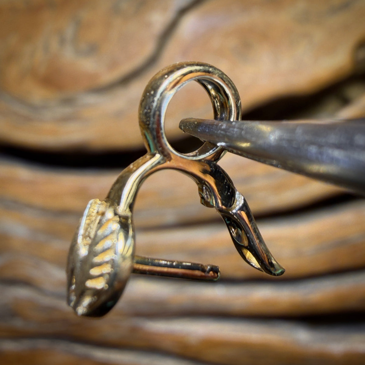 All New Opal Whisperers Branded Clip on Clasp w/ Logo - 10k Gold