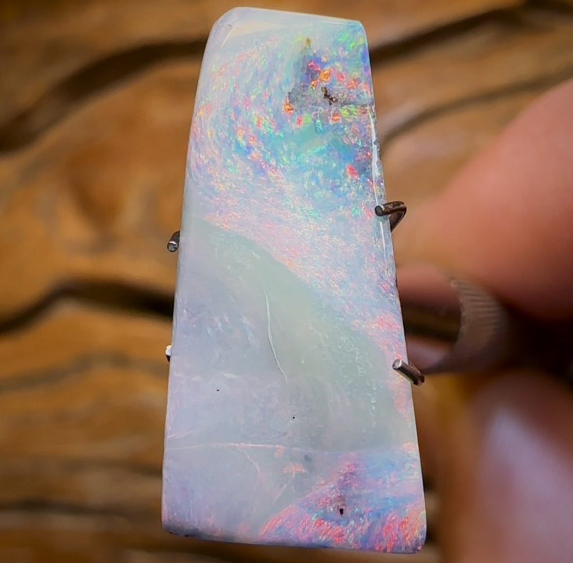 5.6cts - “Pastels”Queensland Boulder Seam Opal