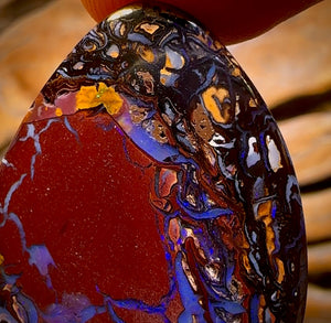 69.4cts - Tribal Pair 3 Queensland Boulder Opal from Yowah