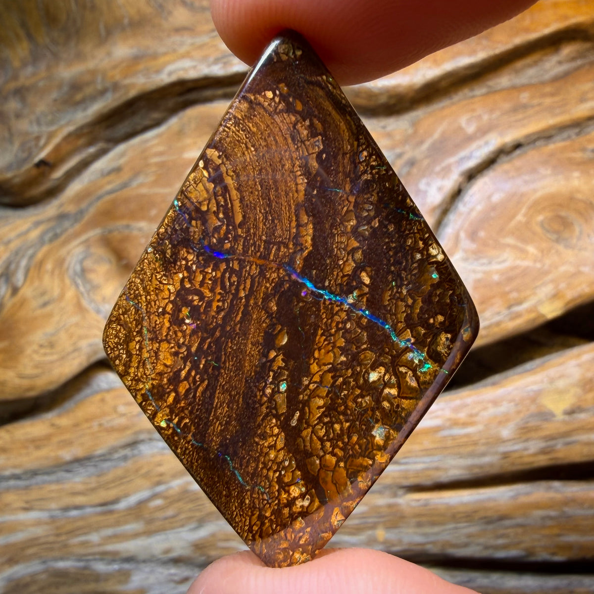 HDW 58.8cts - Tribal Queensland Boulder Opal. Australian Opal