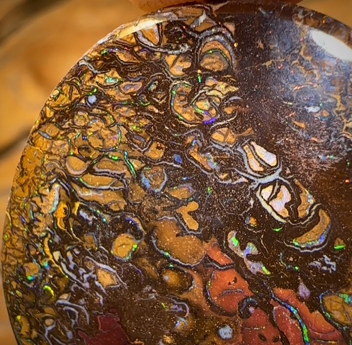 75.3cts - Tribal Yowah Nut Opal. Australian Opal