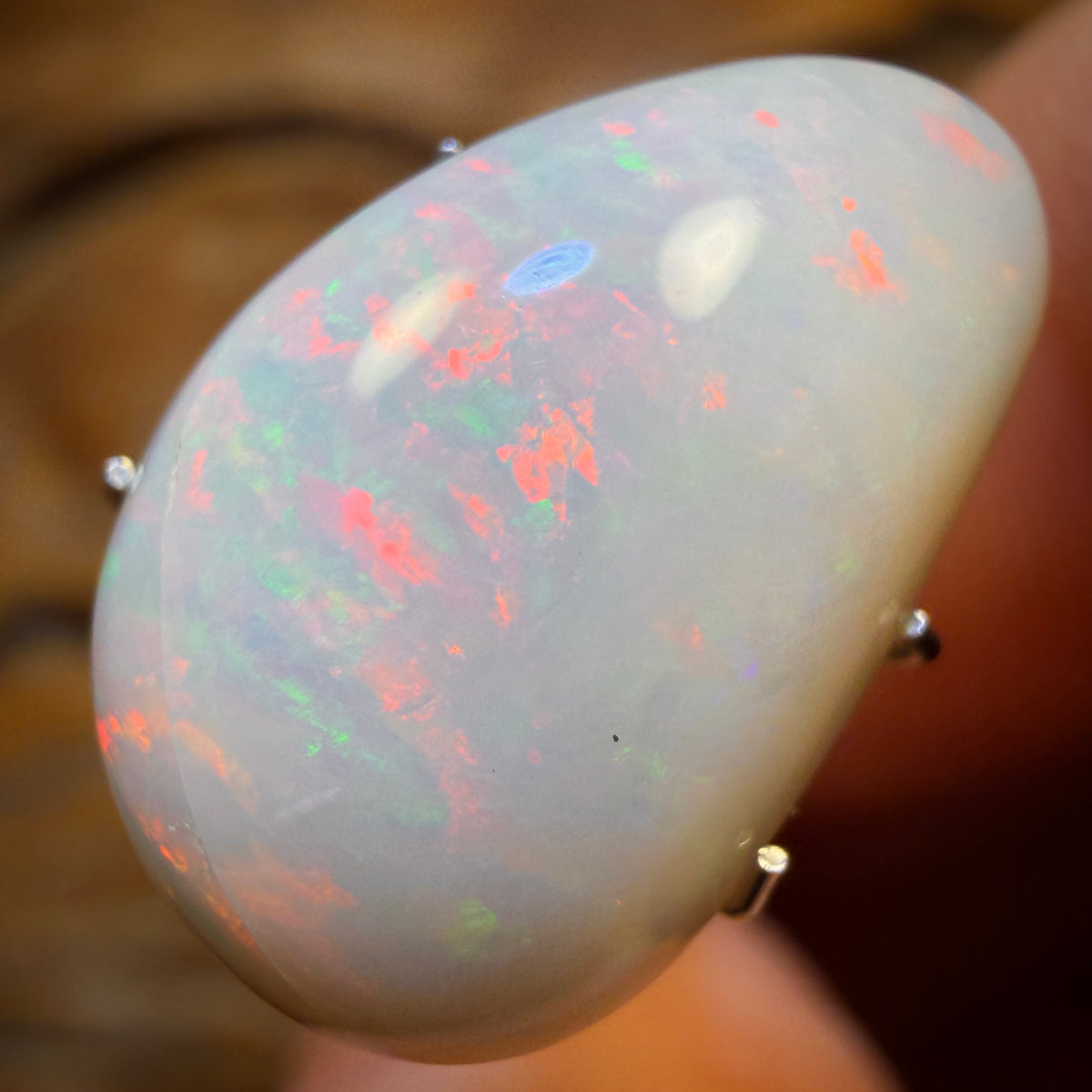 Wildcard! 7.1cts - South Australian White Opal from Coober Pedy
