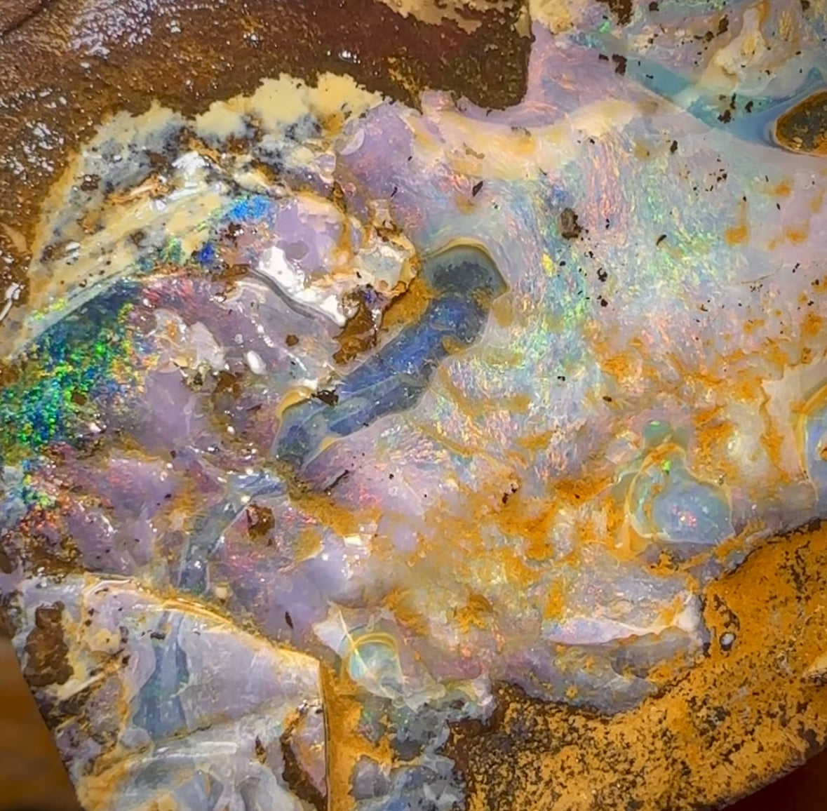 651.5cts - Queensland Boulder Seam Opal Rough Piece