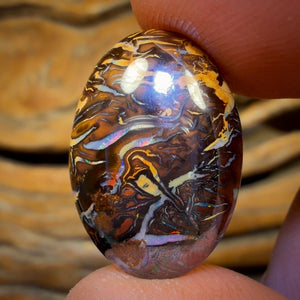 14.6cts - Top Tribal Queensland Boulder Opal from Koroit