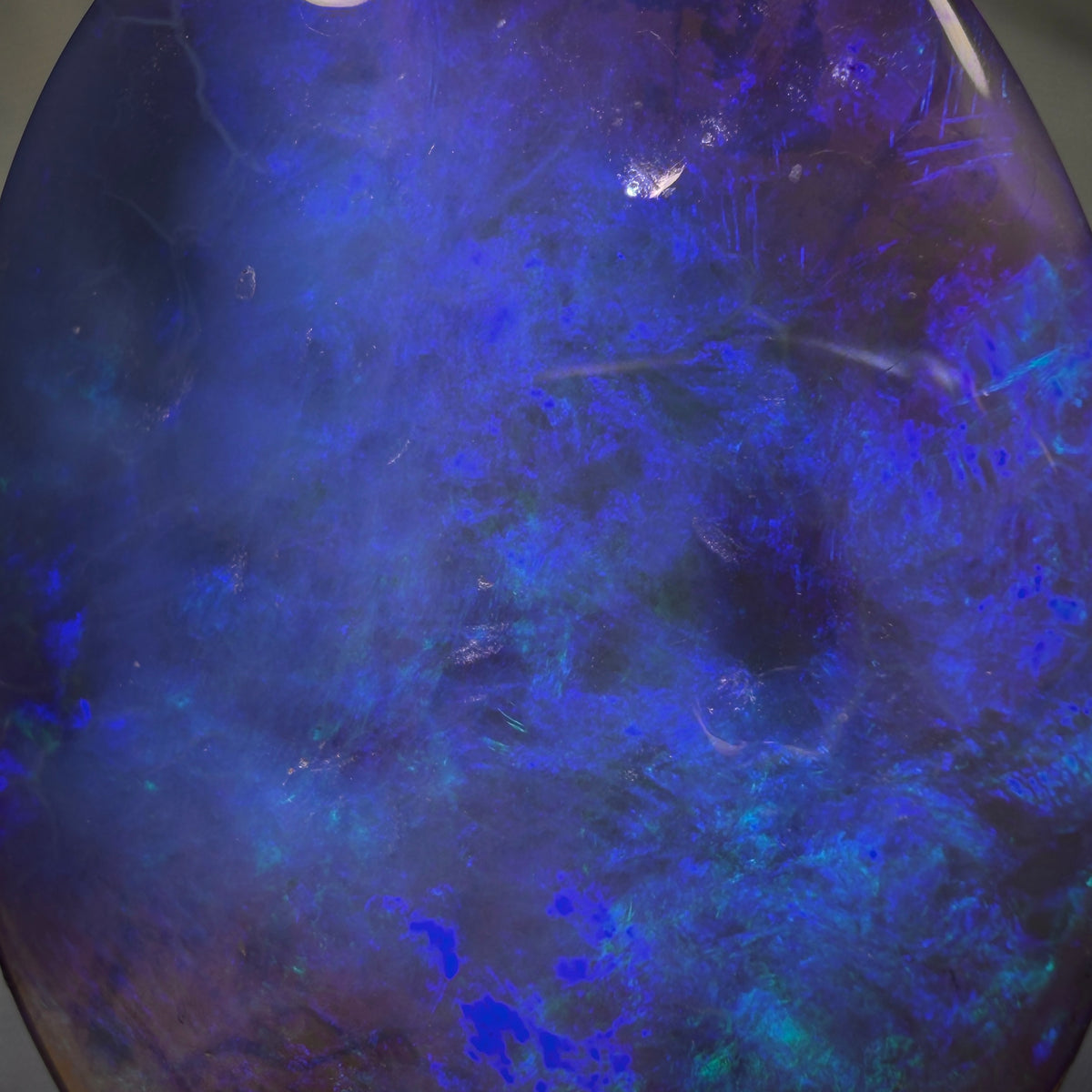 “Set in Stone” - Private Collector Investment - 68.9cts - Gem Lightning Ridge Semi Black Opal. Featured on “Outback Opal Hunters”!