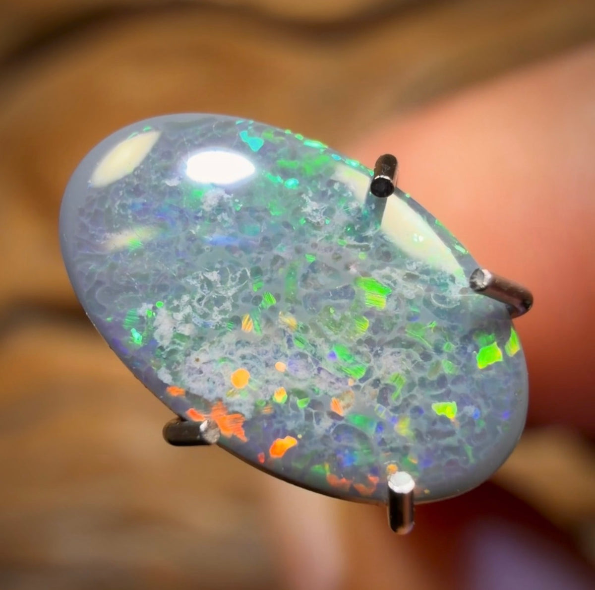 WILDCARD! 1.1cts - Lightning Ridge Black Opal