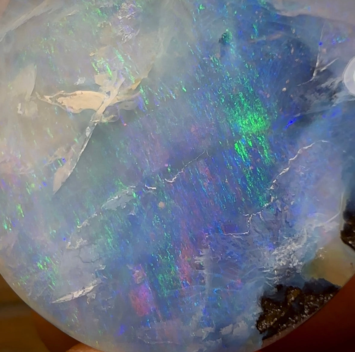 40.2cts - Queensland Boulder Seam Picture Opal. Inclusions BARGAIN PRICE - Opal Whisperers