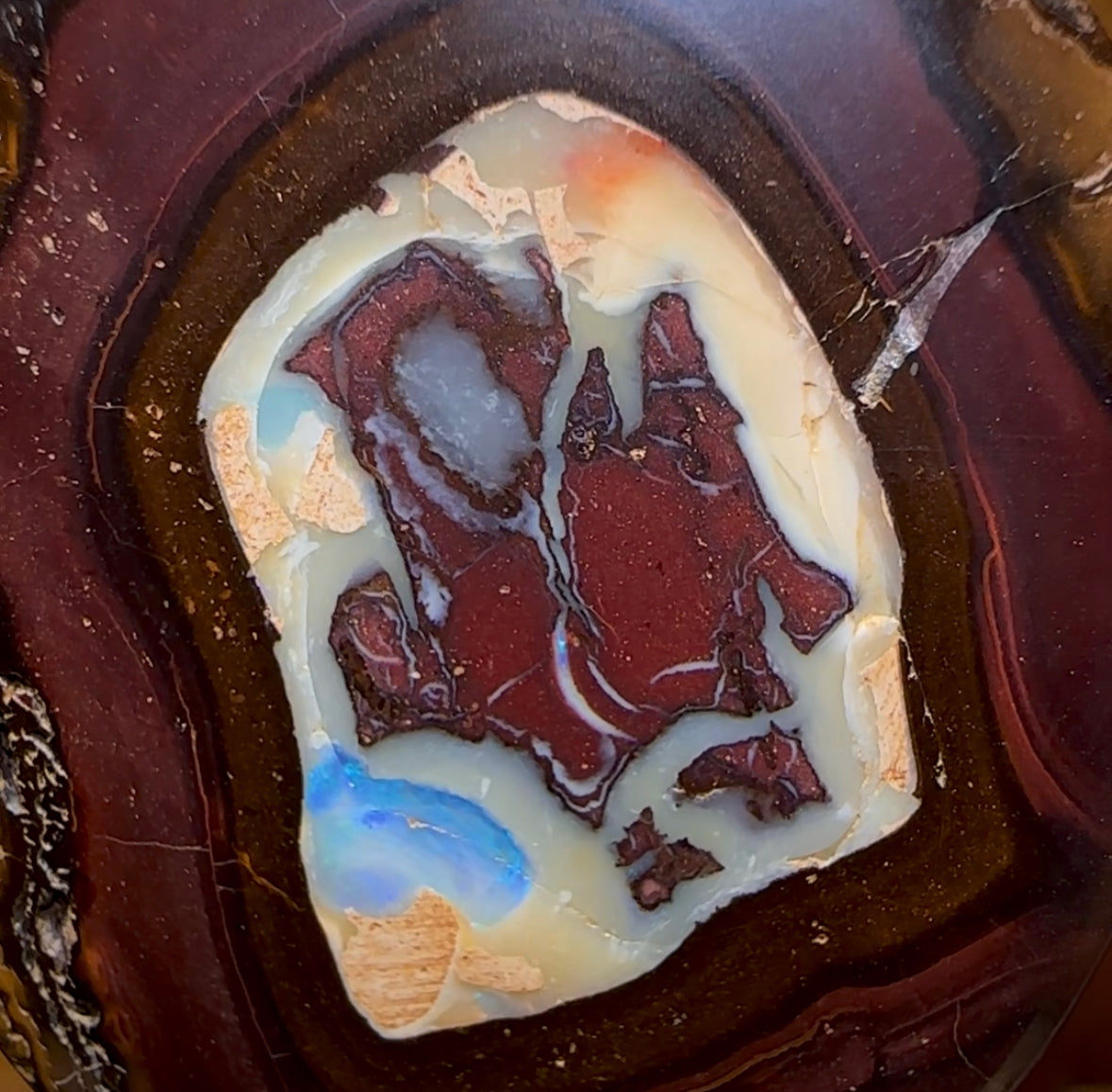 105.3cts - Yowah Nut Kernel Opal. Australian Opal - Opal Whisperers