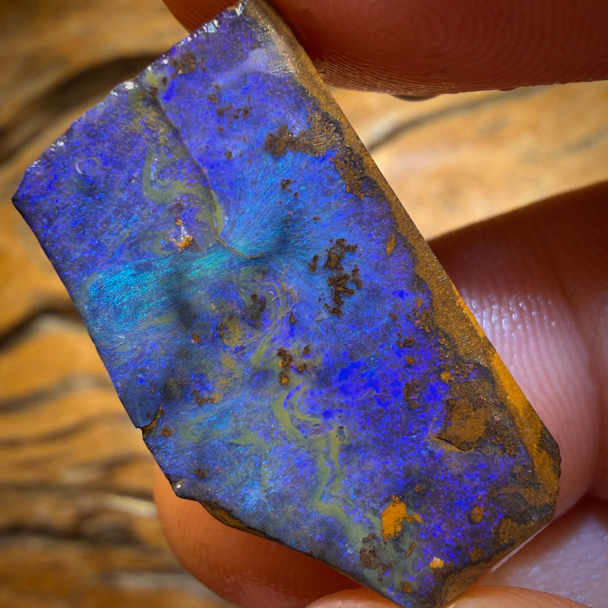 34,2 cts - Rubis d'opale de Queensland Boulder