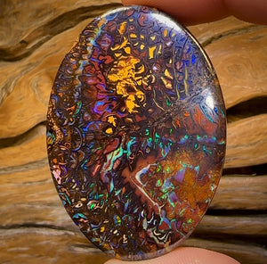 187.1cts - “Massive Big Boy Double Sided Picture Stone” Top Tribal Queensland Boulder Opal.