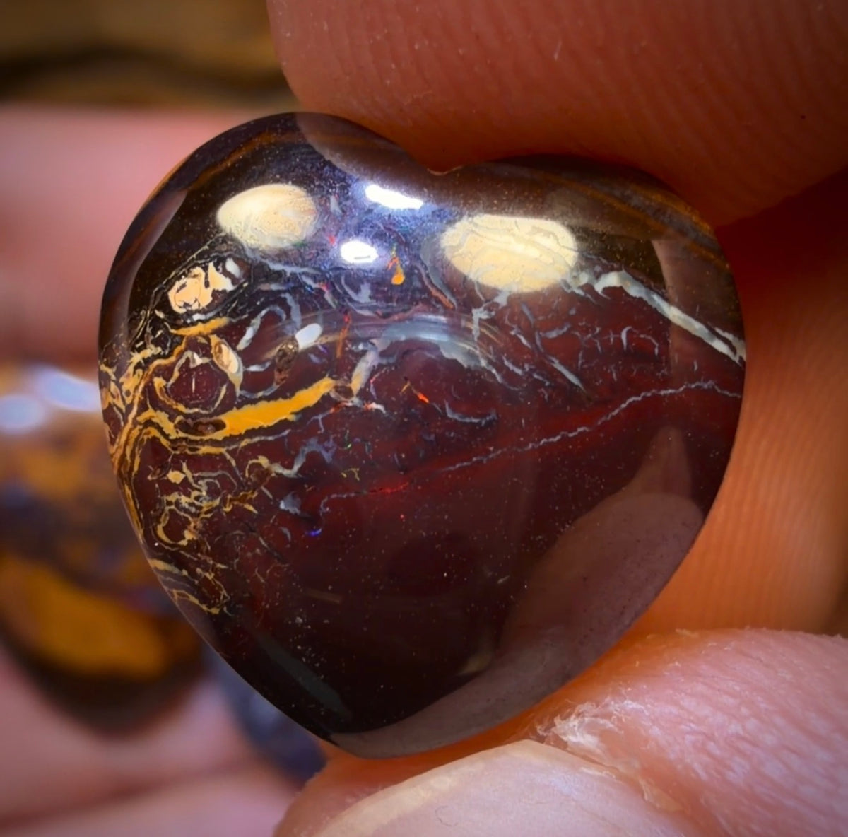 79.1cts - 3x Australian Boulder Opal’s. Wholesale Dealers Parcel