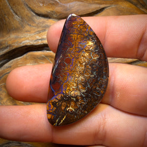 53.3cts - Tribal Yowah Nut Opal. Double Sided