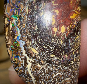 43.2cts - Yowah Nut Opal. Wow Tribal Pattern