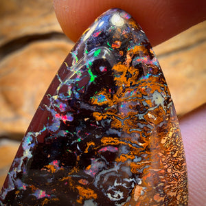 61.8cts - Tribal Queensland Boulder Opal. Multicolours!